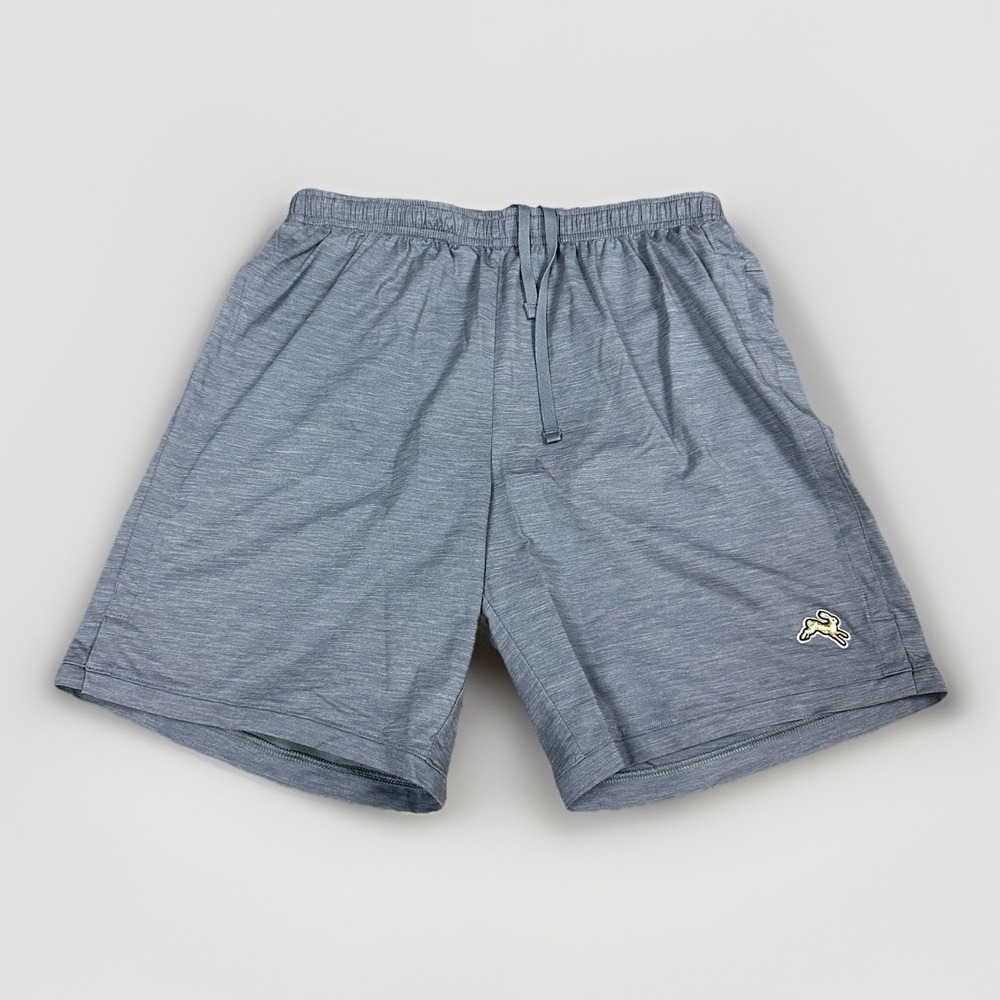 Tracksmith Session Shorts Mens Small Grey Sweat Athleisure Lined Performance 7"